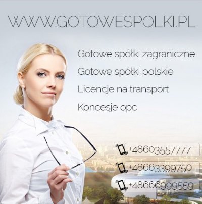 Gotowe Spółki Akcyjne z VAT EU, Wirtualne Biuro 603-557-777 KONCESJA NA HANDEL PALIWAMI OPC, GOTOWE SPÓŁKI Z VAT EU, GOTOWE FUNDACJE