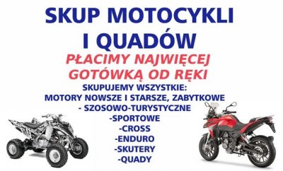 SKUP QUADÓW QUAD QUADY ATV SKUTERÓW WODNYCH ŚNIEŻNYCH