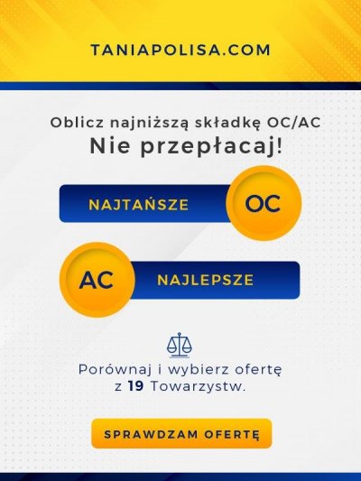 OC/AC Najtańsze ubezpieczenie