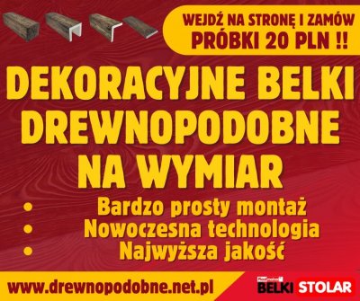 Drewnopodobne belki - Zamów PRÓBKI NASZYCH IMITACJI DREWNA
