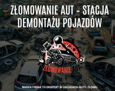 Złomowanie aut z dojazdem Tychy gotówka od ręki, stacja demontażu